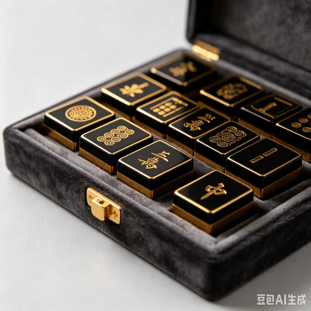 indoor leisure game mahjong set
